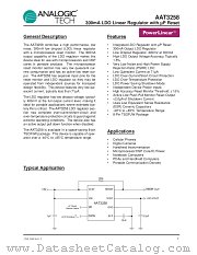 AAT3258ITS-2.8-R-T1 datasheet pdf ANALOGIC TECH