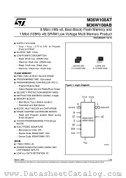 M36W108AB120ZN1T datasheet pdf ST Microelectronics