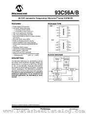 93C56AEP datasheet pdf Microchip