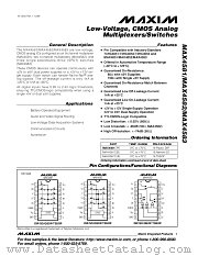 MAX4582EEE datasheet pdf MAXIM - Dallas Semiconductor