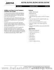 EL5362IS datasheet pdf Intersil