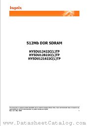 HY5DU121622CTP datasheet pdf Hynix Semiconductor