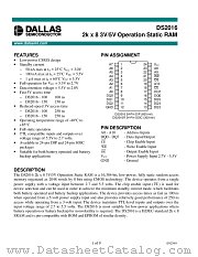 DS2016-150 datasheet pdf MAXIM - Dallas Semiconductor