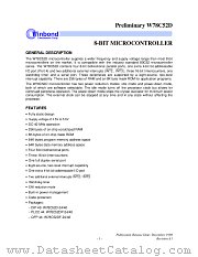 W78C52DP-40 datasheet pdf Winbond Electronics