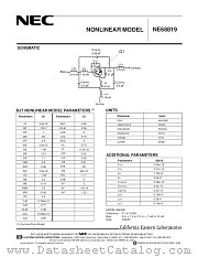 NE68819 datasheet pdf NEC
