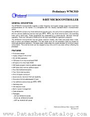 W78C51DP-24 datasheet pdf Winbond Electronics