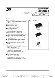 M29W160DT90M6T datasheet pdf ST Microelectronics