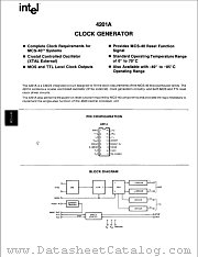 P4201A datasheet pdf Intel