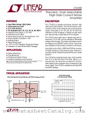 LT6100IMS8 datasheet pdf Linear Technology