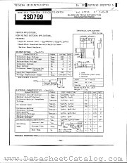 2SD799 datasheet pdf TOSHIBA