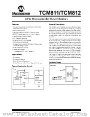 TCM812RERC datasheet pdf Microchip