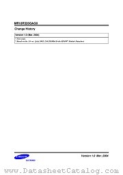 MR18R326GAG0-CM8 datasheet pdf Samsung Electronic