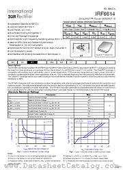 IRF6614 datasheet pdf International Rectifier