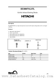 HE8807FL datasheet pdf Hitachi Semiconductor