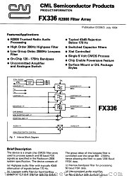 FX336LG datasheet pdf CML