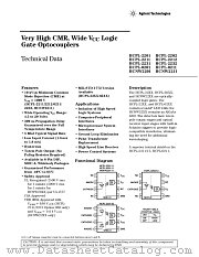 HCPL2201 datasheet pdf Agilent (Hewlett-Packard)