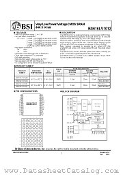 BS616LV1012AIP70 datasheet pdf Brilliance Semiconductor
