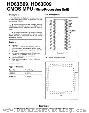 HD63C09 datasheet pdf Hitachi Semiconductor