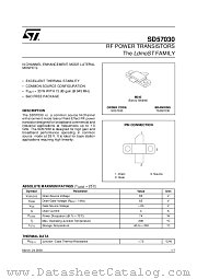 TSD57030 datasheet pdf ST Microelectronics