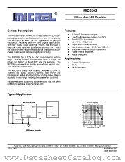 MIC5265-2.8YD5 datasheet pdf Micrel Semiconductor