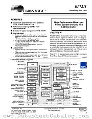 EP7211-CP-A datasheet pdf Cirrus Logic