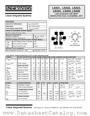 LS421-6 datasheet pdf Linear Systems