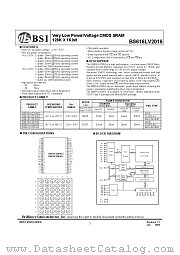 BS616LV2016AC-70 datasheet pdf Brilliance Semiconductor