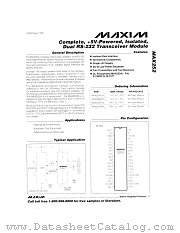 MAX252BCHL datasheet pdf MAXIM - Dallas Semiconductor
