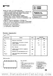 UL1244N datasheet pdf UNITRA CEMI