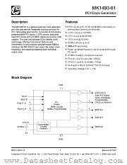 MK1493-01G datasheet pdf Integrated Circuit Systems