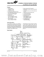 HT48C05 datasheet pdf Holtek Semiconductor