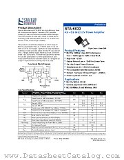 STA-6033 datasheet pdf Sirenza Microdevices