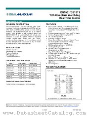 DS1501YSN datasheet pdf MAXIM - Dallas Semiconductor