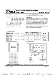 BS616LV4016DC-70 datasheet pdf Brilliance Semiconductor
