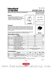 IRGBC30K-S datasheet pdf International Rectifier