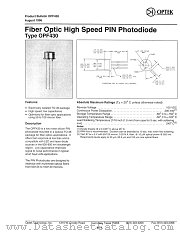 OPF430 datasheet pdf Optek Technology