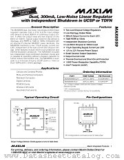MAX8559EBA2G datasheet pdf MAXIM - Dallas Semiconductor