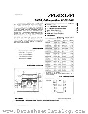 MX7542TD datasheet pdf MAXIM - Dallas Semiconductor