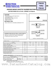 FM430 datasheet pdf Rectron Semiconductor