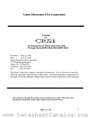 CRS1 datasheet pdf etc