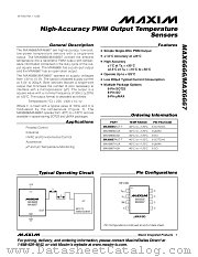 MAX6666AUA datasheet pdf MAXIM - Dallas Semiconductor