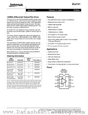 EL2141CS-T13 datasheet pdf Intersil
