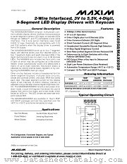 MAX6958BAPE datasheet pdf MAXIM - Dallas Semiconductor