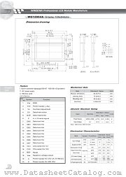 WG12864A datasheet pdf WINSTAR