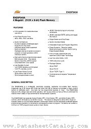 EN29F040A-55PCP datasheet pdf Eon Silicon Solution
