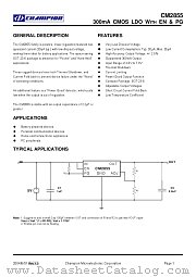 CM2855 datasheet pdf Champion Microelectronic Corporation