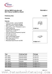 TDA16833G datasheet pdf Infineon