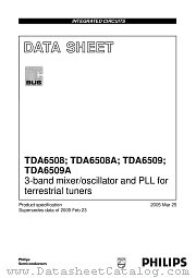 TDA6509 datasheet pdf Philips