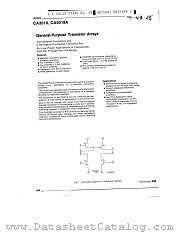 CA3018A datasheet pdf General Electric Solid State