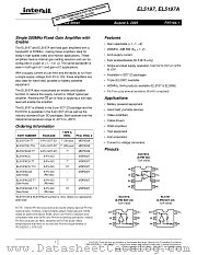 EL5197ACW-T7 datasheet pdf Intersil